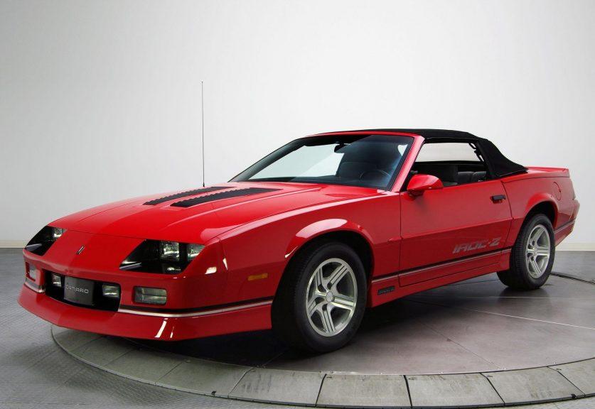 Chevrolet Camaro Z28 Iroc-Z Convertible 1987 года